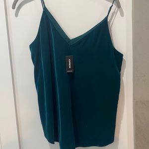 Green Velvet Cami